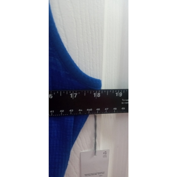 Liz Claiborne Womens Sleeveless Midi A-Line Dress Sz M Blue Casual Preppy NWT - Picture 5 of 7